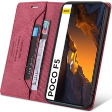 YH Market Xiaomi Poco F5 5g Için Iki Kart Yuvaları Premium Deri Kickstand (Yurt Dışından)