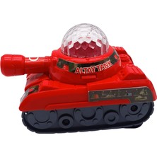 Sunman Ideal Toys Pilli Işıklı Müzikli Mini Oyuncak Tank 01/2075