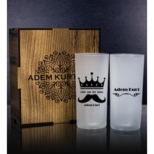 Ejoya Kişiye Özel Kutusunda 2'li Rakı Bardağı Hediye Seti 107244