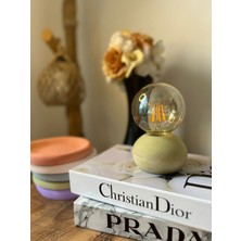 Design Pearly Globe Beton Tasarımlı Masa Lambası