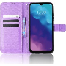 YH Market Zte Blade V30 Vita Kapak Kickstand Manyetik Cüzdan Kart Tutucu (Yurt Dışından)