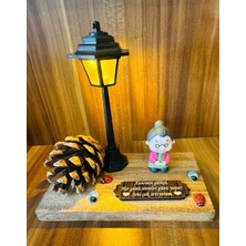 MYK Hediye ve Sanat Atölyesi Anneler Günü Hediyesi  14 Mayıs Anneler Günü Hediyesi Işıklı Biblo Kişiye Özel