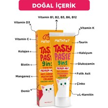 Metapet Kediler Için 9in1 Multivitamini Macunu, Tüy Dökülme Engelleyici, Glukozamin Yavru Sağlığı Destekleyici Malt 100ML