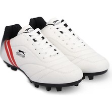 Slazenger MARK KRP Erkek Halısaha Futbol Kramponu Beyaz / Siyah