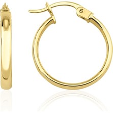 Fiyonk Kuyumculuk 14 Ayar Altın Mini Halka Küpe