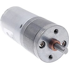 Robiz 12V 30RPM JGA25-370 Redüktörlü Dc Motor Yüksek Tork Kuvvet 25MM Robot Oyuncak Rc Araba