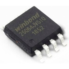 Robiz Winbond W25Q64JVSIQ 64M-BIT Seri Flash 3.3V Spı Hafıza Entegresi 32768 Sayfa Uniform 4kb Sop8