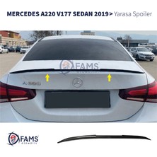 Fams Otomotiv Mercedes A220 V177 Sedan 2019 Üzeri Yarasa Spoiler Esnek Plastik 122 cm