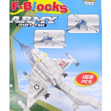 Furkan Toys F-Blocks Asker Serisi Savaş Uçağı 168 Parça FR38132