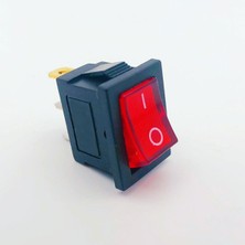 Robiz 3 Pin Anahtar Ledli Kcd1 Rocker Switch Mini Buton On / Off 10A