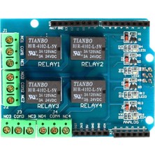 Robiz Arduino 4 Kanal Röle Shield Dc 24V 3A
