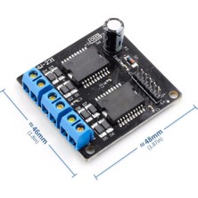 Robiz Dual MC33886 Motor Sürücü Modül 40V 5A Akıllı Robot Araba