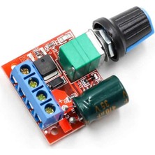 Robiz 5V / 35V 5A Mini Dc Motor Sürücü Hız Kontrol Devresi 0-100% Pot Kontrollü Pwm Dc LED Dimmer