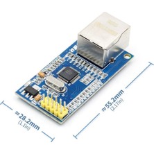 Robiz Wiznet W5500 Ethernet Modül 5V Spı Tcp/ıp Udp Network Ağ Lan Haberleşme