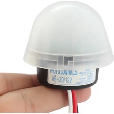 Robiz AS20 Fotosel Modül Dc 12V Su Geçirmez Sokak Bahçe Park Lambası LED Aydınlatma Işık