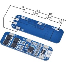 Robiz 3s 10A Bms Lityum Li-Ion Batarya Koruma Kartı - 18650 Li-Ion Lipo