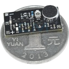 Robiz Mikrofonlu Fm Radyo Verici Modül 88-115MHZ Mini Kablosuz Ses Aktarım Kartı 100 Metre Dc 2V/9V
