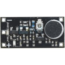 Robiz Mikrofonlu Fm Radyo Verici Modül 88-115MHZ Mini Kablosuz Ses Aktarım Kartı 100 Metre Dc 2V/9V