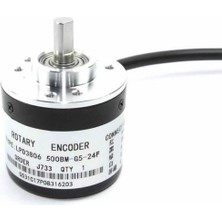 Robiz LPD3806-500BM-G5-24F 500 Pals Optik Enkoder Dc 5V-24V Rotary Döner Encoder, Ab 2 Fazlı Motor