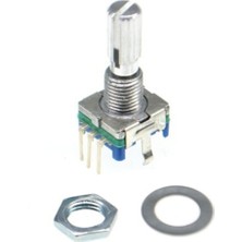 EC11 Rotary Encoder Butonlu 20 Adım Pwm 360 Derece Döner Butonlu Dijital Potansiyometre Menu Motor