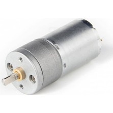 Robiz 12V 1200RPM JGA25-370 Redüktörlü Dc Motor Yüksek Tork Kuvvet 25MM Robot Oyuncak Rc Araba