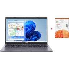 Asus X515MA-EJ955WD43 N4020 4gb 128GB SSD  Windows 11 Home 15.6" Full Hd Taşınabilir Bilgisayar + Microsoft 365 Bireysel Türkçe - Kutu Lisans 1 Yıl