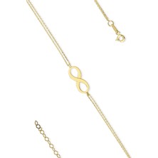 Fiyonk Kuyumculuk 14 Ayar Altın Sonsuzluk Bileklik