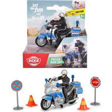 Dickie Toys Polis Motosikleti ve Aksesuarları 203341029 Gko