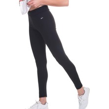 Crozwise Kadın Toparlayıcı Siyah Tayt 3028