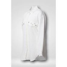Hilal Moda Bk 475 Cebi Taşlı Gömlek