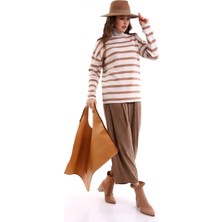 Dreamlike Camel Renk Modern Tarz Şık Ve Cool Minimalist Heybe Çanta