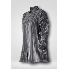 Hilal Moda Pl 214 Jakarlı Oversize Gömlek