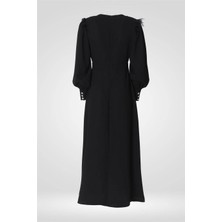 Hilal Moda Ev 1914 Taş Tokalı Elbise