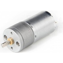 Robiz 24V 620RPM JGA25-370 Redüktörlü Dc Motor Metal Dişli Yüksek Tork Kuvvet 25MM Robot Oyuncak