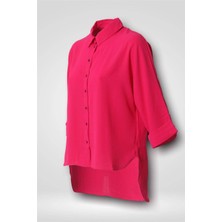 Hilal Moda Lt 3339 Arkası Uzun Gömlek
