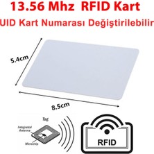 Robiz Uıd Değiştirilebilir 13.56MHZ Rfıd Manyetik Kart Rfid Proximity Göstergeç Kart 13.56 Mhz Kapı Geçiş