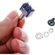Robiz MTS-103 Mini Toggle Anahtar 3A 250V On / Off / On 3 Pin 3 Pozisyon Uyumlu