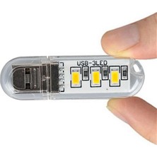 Robiz Mini USB LED Lamba 5730 Smd 3 LED Anahtarlık Portatif Taşınabilir Gece Lambası Masa Aydınl.kamp