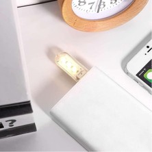 Robiz Mini USB LED Lamba 5730 Smd 3 LED Anahtarlık Portatif Taşınabilir Gece Lambası Masa Aydınl.kamp