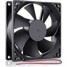 Robiz Dc 12V Fan 90X90MM 9025 3200RPM 9X9CM Sessiz 2 Pin Fırçasız Soğutma Kuluçka Ekran Kartı