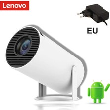 Lenovo HY300 Yeni Projektör 4K Android 11 Wıfı6 Bt5.0 1080P 1280*720P Ev Sineması Tv Ekran Projecteur Açık Taşınabilir Projetor