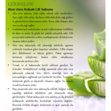 Lenaglow Aloe Vera Lifli Sabun - Hyalüronik Asit Kabak Lifi Sabun - Pirinç Özlü Kabak Lifi Sabunu