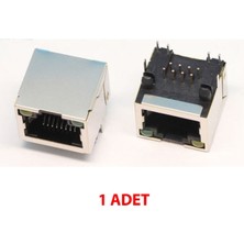 Robiz 8P8C Metal RJ45 Soket LED Göstergeli Ethernet Bağlantı Soketi