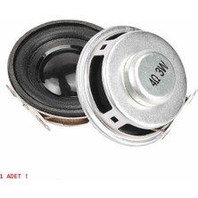 Robiz Mini 4cm 4 Ohm 3W Hoparlör Yuvarlak Speaker 3 Watt Ses Müzik Amfi Ses Oluşturucu Yüksek Kalite