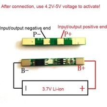 Robiz 1s 3A 3.7V Bms Koruma Kartı Lityum Batarya 18650 Li-Ion Lipo Protection Module