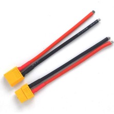 Robiz XT60 Soketli Kablo Çifti - Erkek Dişi 10CM 100MM Lipo Pil Batarya