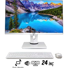 İzoly P505 Htm İ5-10400 16GB 512GB 24" Fhd Webcam  Pivot All In One Bilgisayar