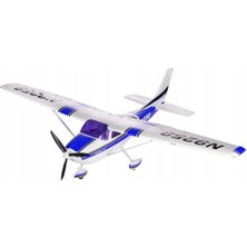 Toprc 057C Cessna 182, 500 Class, Mavi, Brushless 800KV Motorlu, 30A Esc, 11.1V 2200 Mah Li-Po Pilli, 4 Kanallı Uzaktan Kumand