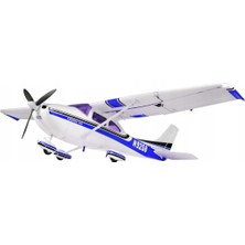 Toprc 057C Cessna 182, 500 Class, Mavi, Brushless 800KV Motorlu, 30A Esc, 11.1V 2200 Mah Li-Po Pilli, 4 Kanallı Uzaktan Kumand