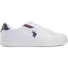 U.S. Polo Assn. Costa 4fx 101501686 Erkek Sneaker Ayakkabı Beyaz Lacivert Kırmızı